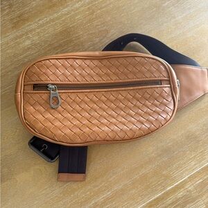 Bottega Veneta Brown Nappa Intrecciato Belt Bag